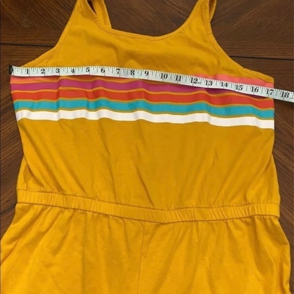Old Navy Rainbow Striped Romper Girls XXL 16 Plus - Picture 10 of 11